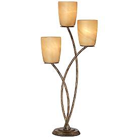 Image2 of Kathy Ireland Home Metro Plaza 32" High 3-Arm Copper Bronze Table Lamp