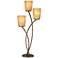 Kathy Ireland Home Metro Plaza 32" High 3-Arm Copper Bronze Table Lamp