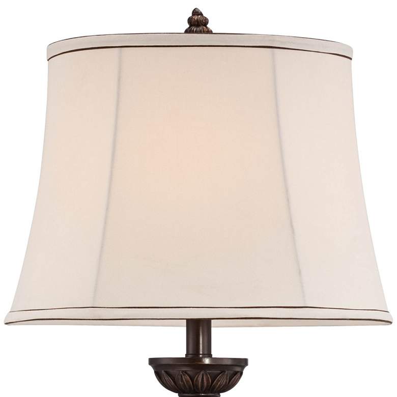 Image 4 Kathy Ireland Home Mulholland 30 inch Marble Finish Traditional Table Lamp more views