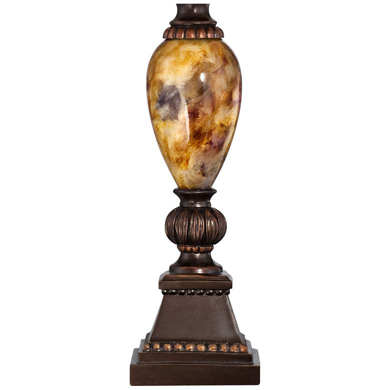 Image 7 Kathy Ireland Home Mulholland 30" Marble Finish Traditional Table Lamp more views