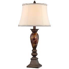 Image2 of Kathy Ireland Home Mulholland 33" High Marbleized Finish Table Lamp