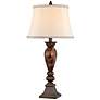 Kathy Ireland Home Mulholland 33" High Marbleized Finish Table Lamp