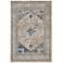 Nourison Malta MAI02 Beige and Blue Area Rug