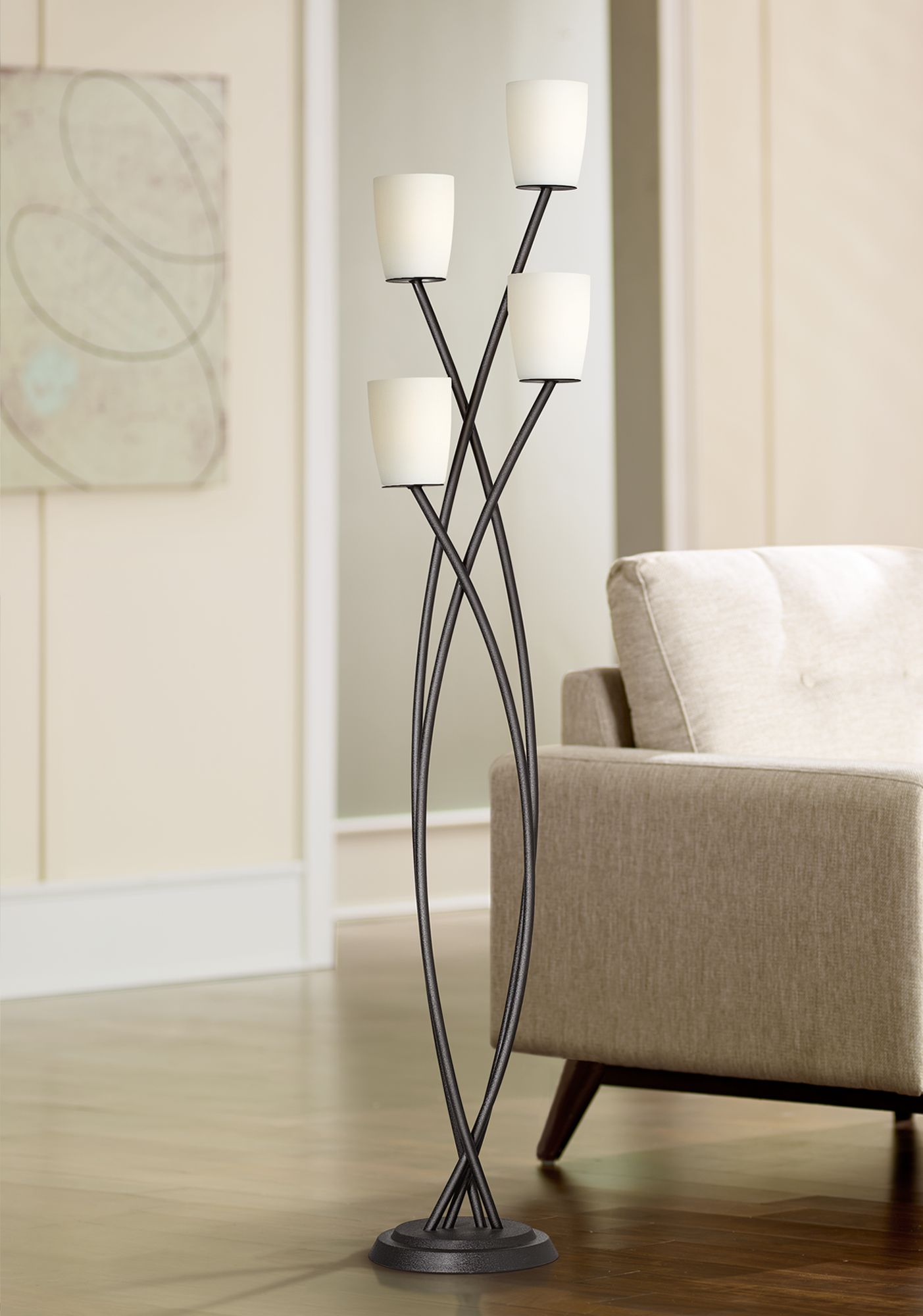 upward lighting floor lamp