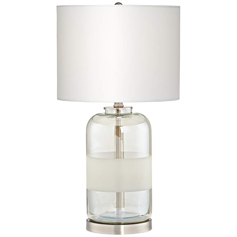 Image 2 Kathy Ireland Moderne Textured Champagne Glass Table Lamp