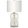 Kathy Ireland Moderne Textured Champagne Glass Table Lamp