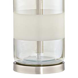 Image4 of Kathy Ireland Moderne Textured Champagne Glass Table Lamp more views