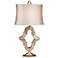 Kathy Ireland Moroccan Mist Champagne Table Lamp