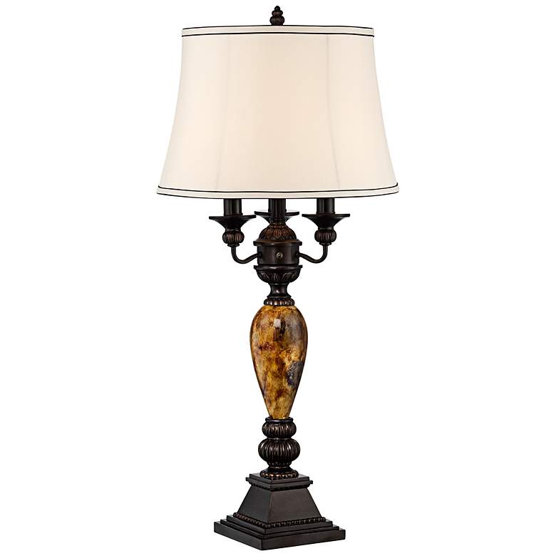 Image 2 Kathy Ireland Mulholland 37" High Traditional Tall Buffet Table Lamp