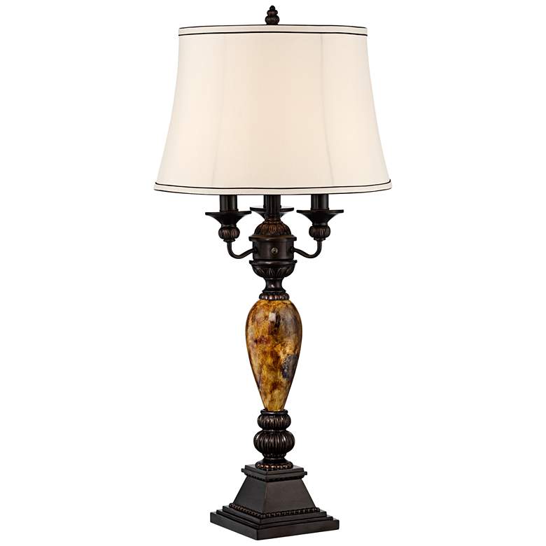 Image 2 Kathy Ireland Mulholland 37" Traditional Table Lamp with USB Dimmer