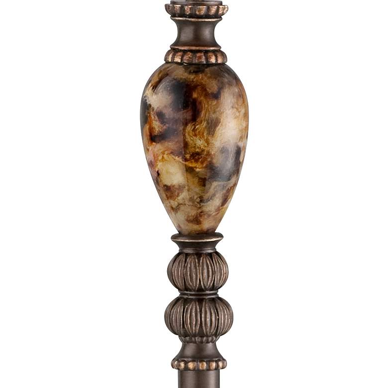 Image 6 Kathy Ireland Mulholland 61" High Bronze Swing Arm Floor Lamp more views