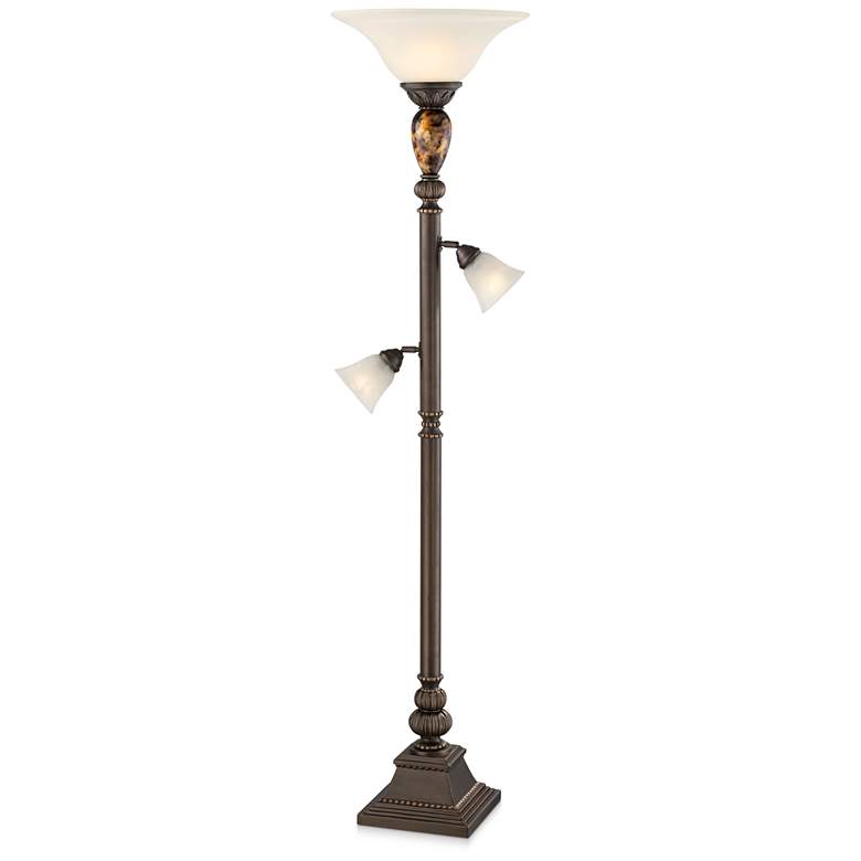 Image 3 Kathy Ireland Mulholland 72 inch HIgh Tree Torchiere Floor Lamp