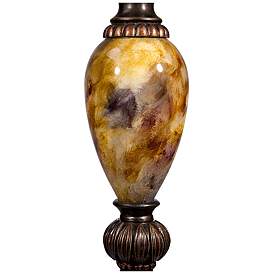 Image5 of Kathy Ireland Mulholland Marbleized Lamp with Table Top Dimmer more views