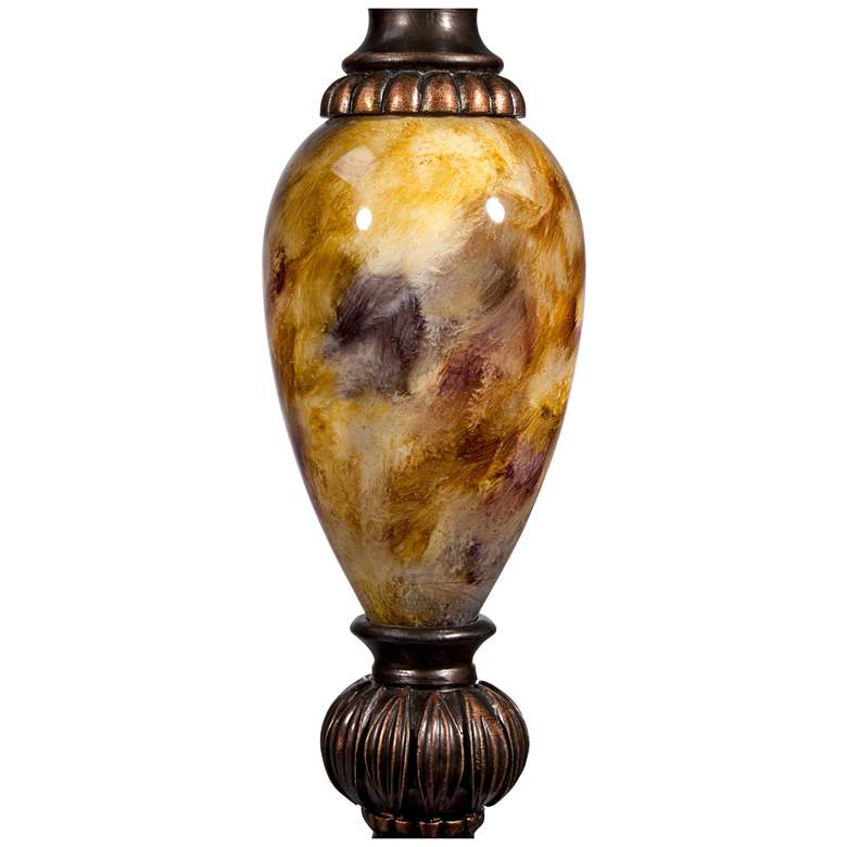 Kathy Ireland Mulholland Marbleized Lamp with Table Top Dimmer more views