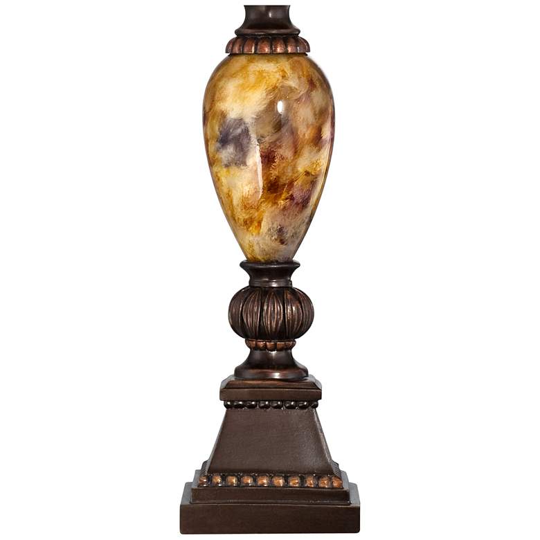 Image 6 Kathy Ireland Mulholland Marbleized Lamp with Table Top Dimmer more views