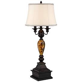 Image1 of Kathy Ireland Mulholland Table Lamp With Black Square Riser