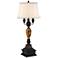 Kathy Ireland Mulholland Table Lamp With Black Square Riser