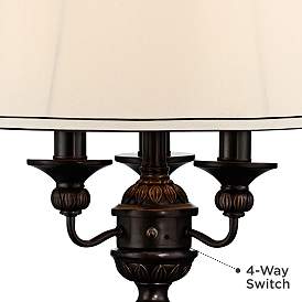 Image4 of Kathy Ireland Mulholland Table Lamp With Black Square Riser more views