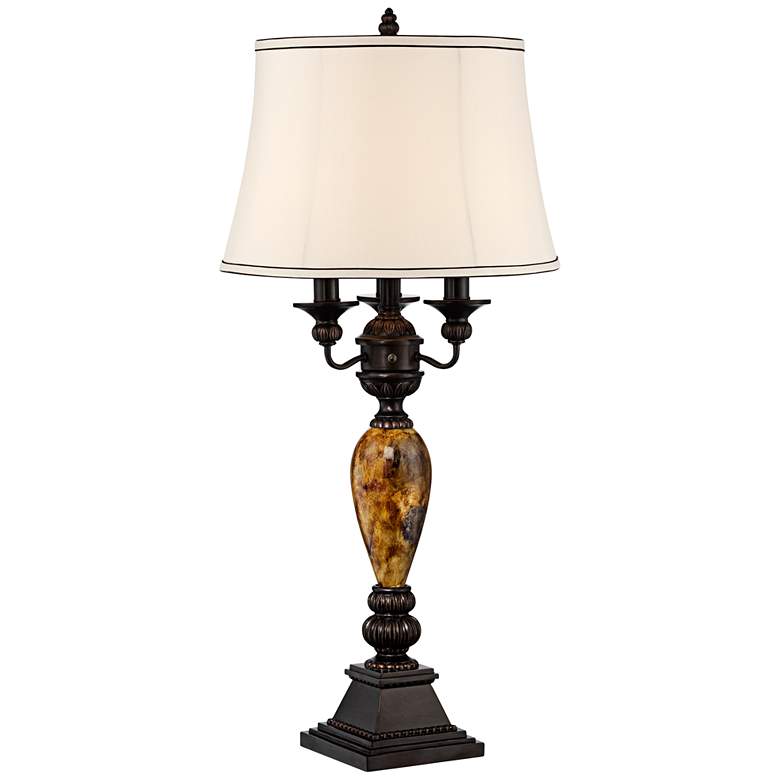 Image 2 Kathy Ireland Mulholland Traditional Lamp with Table Top Dimmer