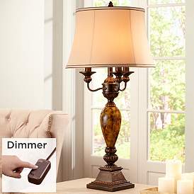 Image1 of Kathy Ireland Mulholland Traditional Lamp with Table Top Dimmer