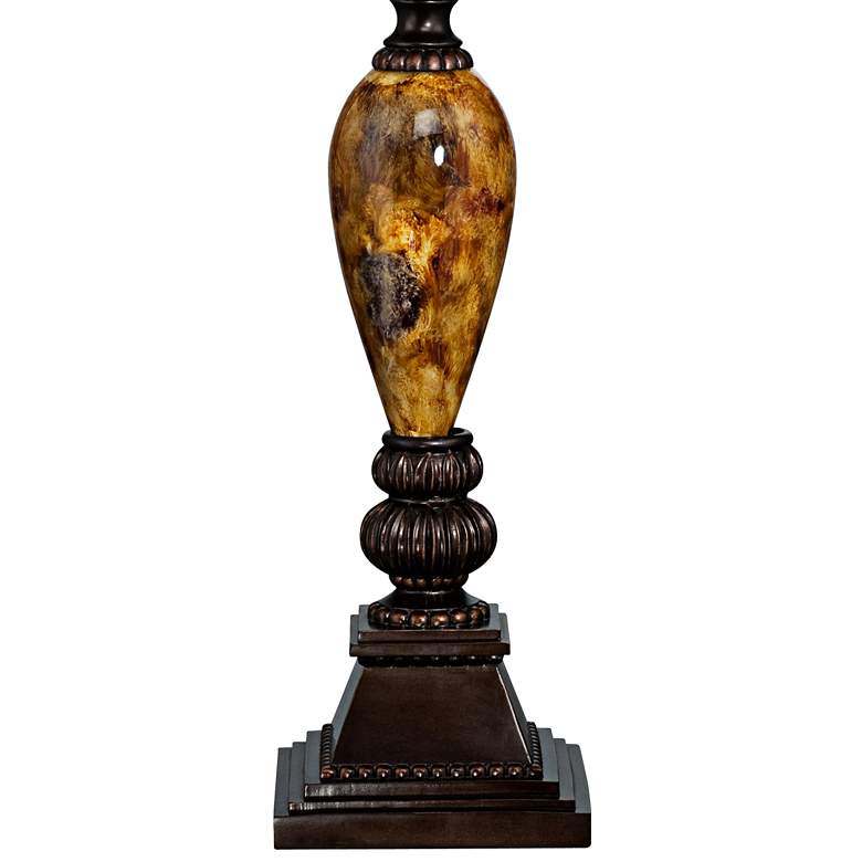 Image 7 Kathy Ireland Mulholland Traditional Table Lamp with USB Brown Dimmer Cord more views