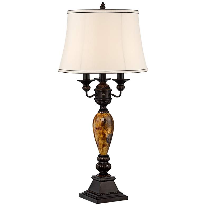 Image 2 Kathy Ireland Mulholland Traditional Table Lamp with USB Dimmer