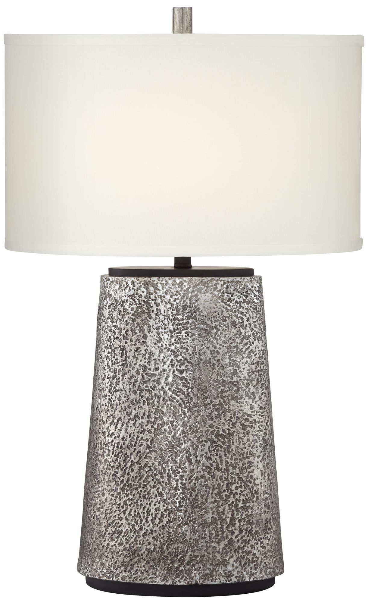 brass and black table lamps