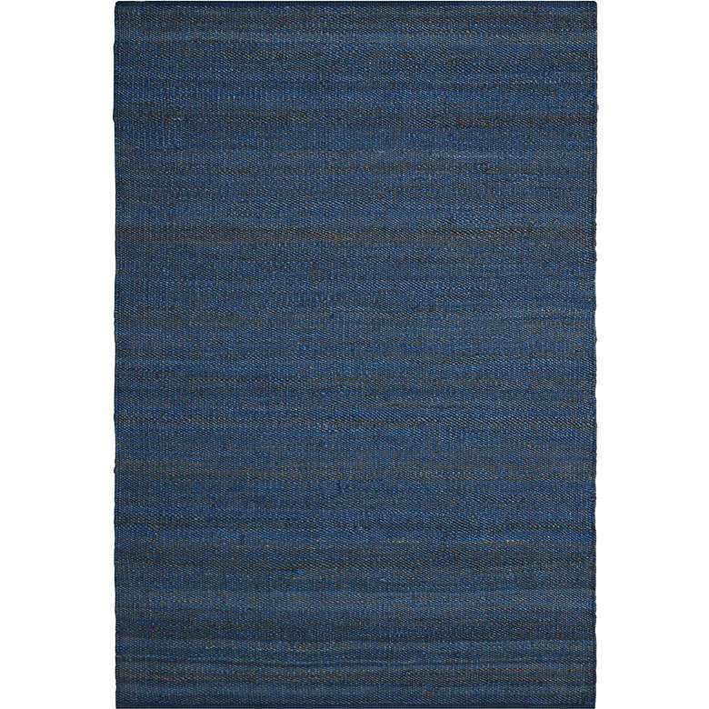 Image 1 Kathy Ireland Paradise Gardens KIJ11 5&#39;x7&#39;6 inch Indigo Rug