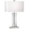 Kathy Ireland Park Studio Chrome and Crystal Table Lamp