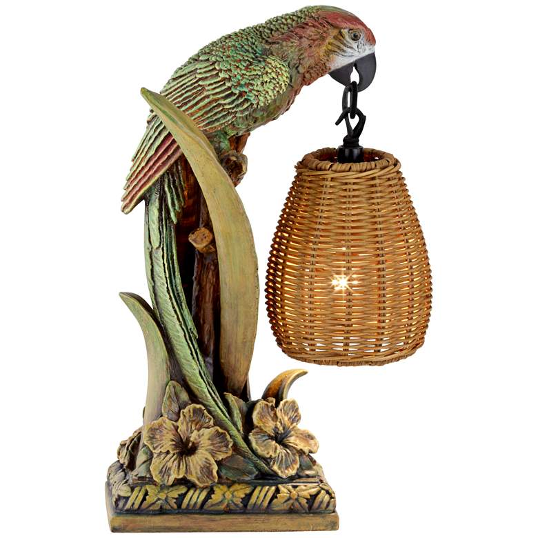 Image 5 Kathy Ireland Parrot Paradise 16 1/2"H Lantern Table Lamp more views