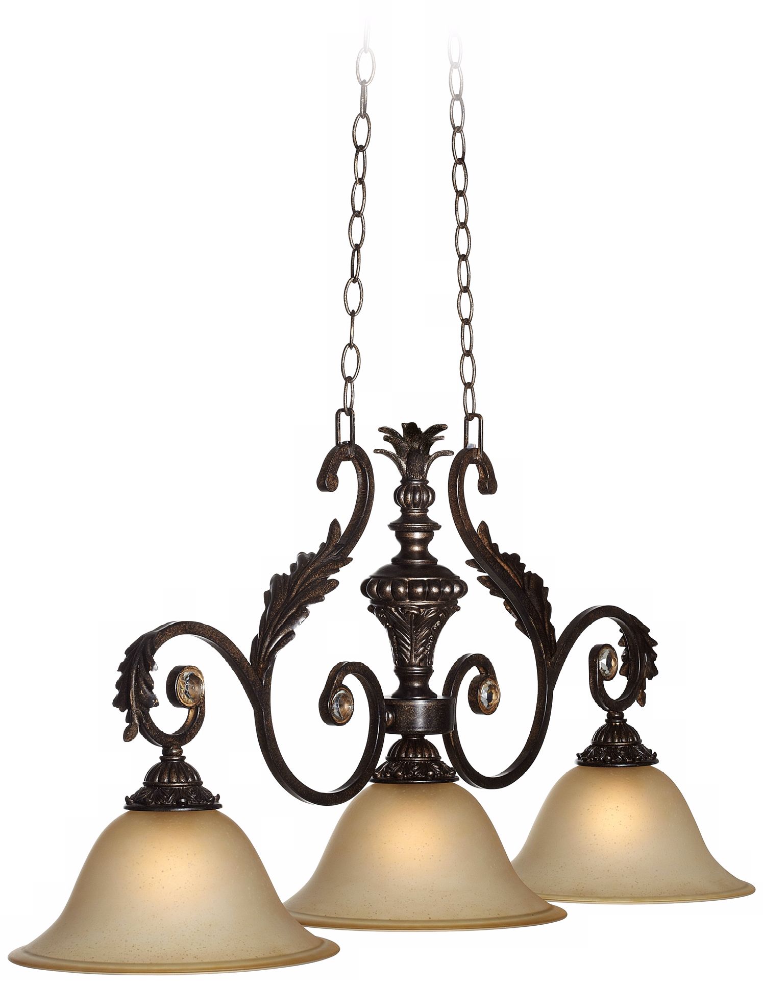 kathy ireland ramas de luces bronze pendant chandelier