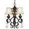 Kathy Ireland Ramas de Luces Bronze 17" Wide Chandelier