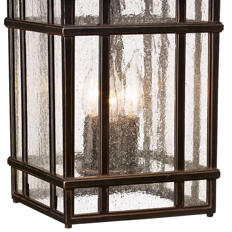 Image 3 Kathy Ireland Sierra 16 1/2 inch High Bronze Outdoor Hanging Light more views