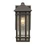 5_Kathy Ireland Sierra Craftsman 10 1/2" Bronze Outdoor Wall Lights Set more views