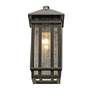 6_Kathy Ireland Sierra Craftsman 10 1/2" Bronze Outdoor Wall Lights Set more views