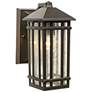 2_Kathy Ireland Sierra Craftsman 10 1/2" High Bronze Outdoor Wall Light