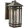 Kathy Ireland Sierra Craftsman 10 1/2" High Bronze Outdoor Wall Light