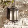 1_Kathy Ireland Sierra Craftsman 10 1/2" High Bronze Outdoor Wall Light