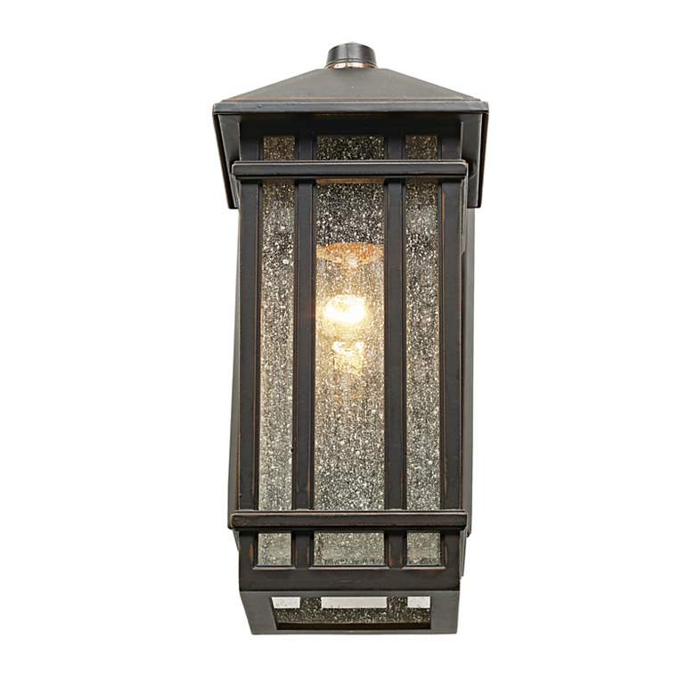 Image 6 Kathy Ireland Sierra Craftsman 10 1/2" High Bronze Outdoor Wall Light more views