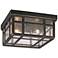 Kathy Ireland Sierra Craftsman 10 1/2" Wide Ceiling Light