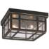 Kathy Ireland Sierra Craftsman 10 1/2" Wide Ceiling Light
