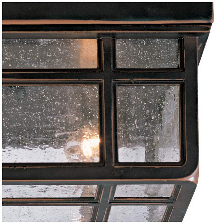 Image 3 Kathy Ireland Sierra Craftsman 10 1/2" Wide Ceiling Light more views