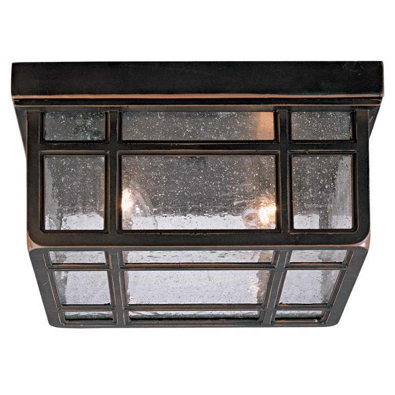 Image 4 Kathy Ireland Sierra Craftsman 10 1/2" Wide Ceiling Light more views