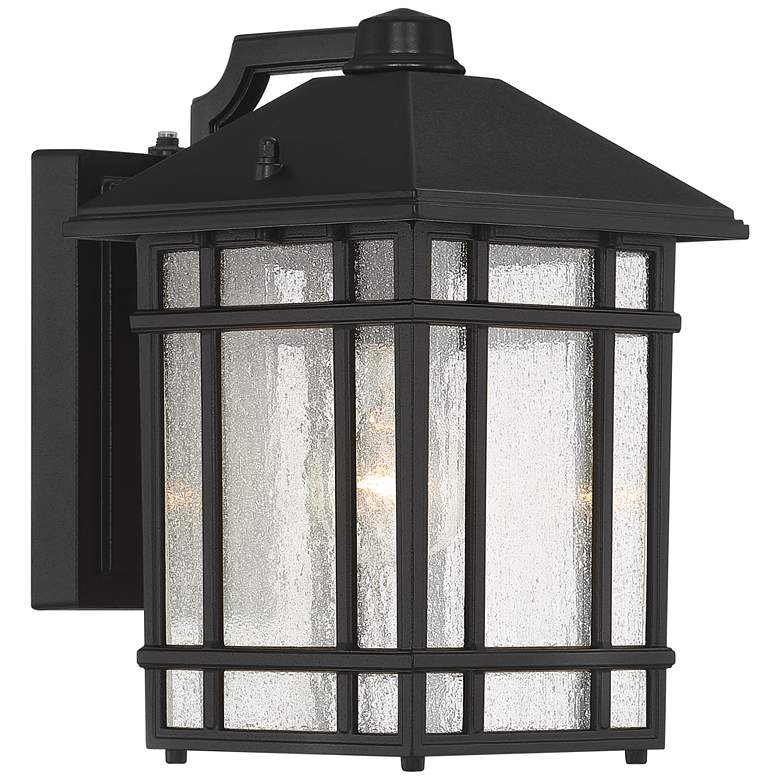 Image 5 Kathy Ireland Sierra Craftsman 11 inch High Black Dusk-Dawn Outdoor Light more views