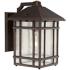 Kathy Ireland Sierra Craftsman 11" High Bronze Outdoor Wall Light
