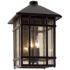 Kathy Ireland Sierra Craftsman 15" High Bronze Outdoor Wall Light
