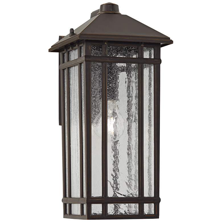 Image 4 Kathy Ireland Sierra Craftsman 16 1/2" High Outdoor Wall Light more views