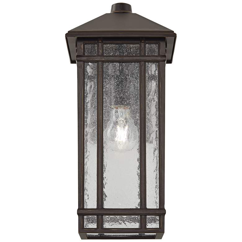 Image 5 Kathy Ireland Sierra Craftsman 16 1/2" High Outdoor Wall Light more views
