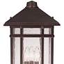 Kathy Ireland Sierra Craftsman 18" High Bronze Outdoor Post Light in scene