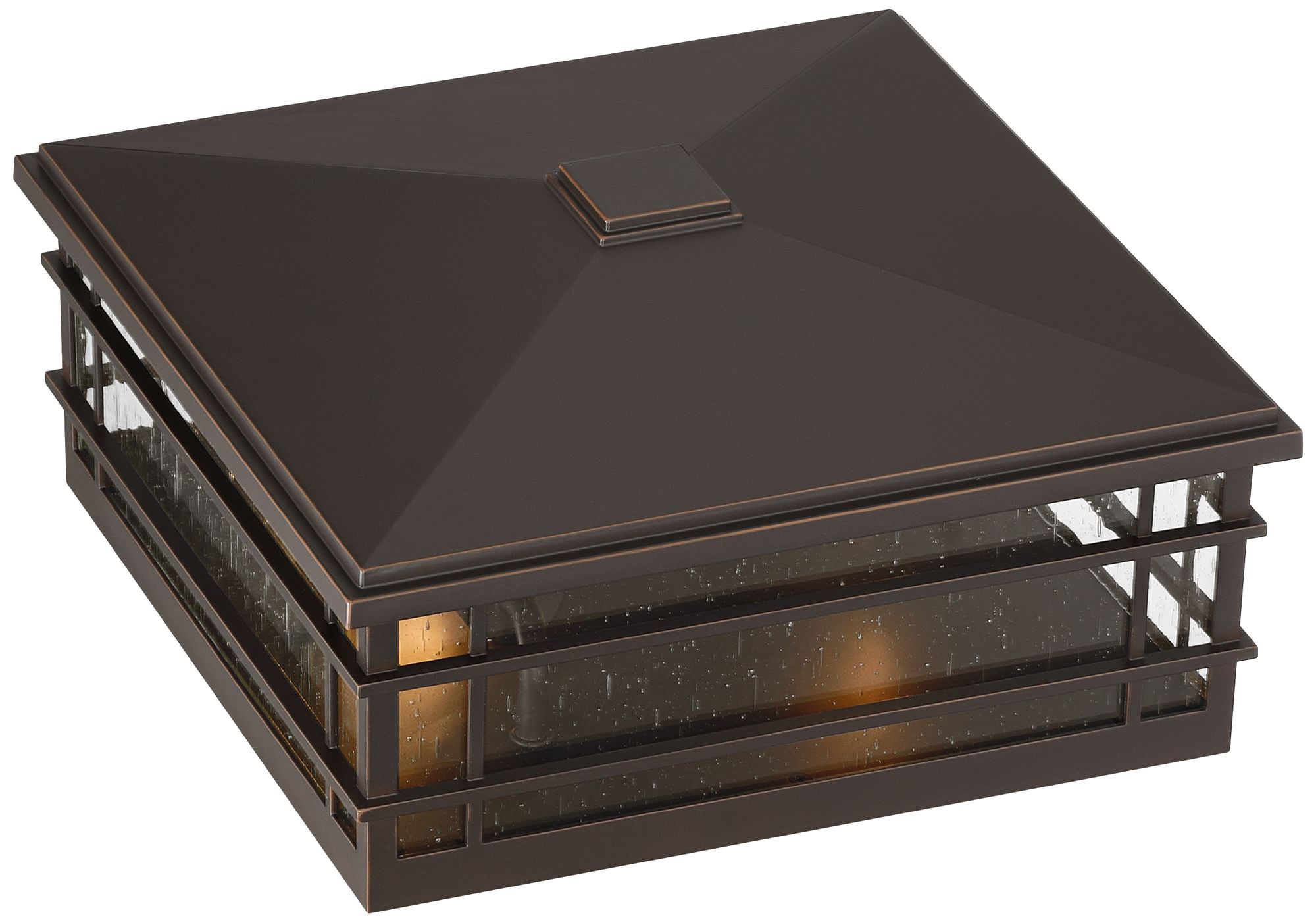 Image 5 Kathy Ireland Sierra Craftsman 6 1/2" High Bronze Pier Mount Light more views